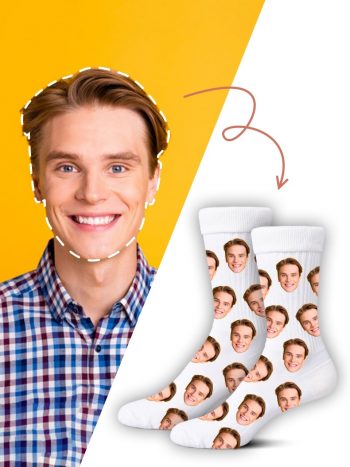 Skarpetki ze zdjęciem na Dzień Chłopaka