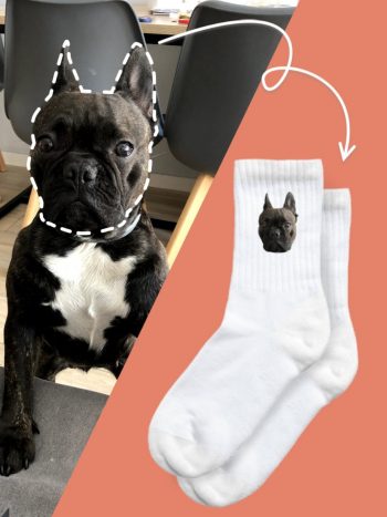 Skarpetki z pupilem ze zdjęcia