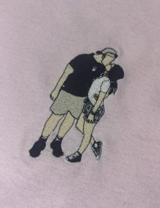 Personalizowana bluza z haftem dla par photo review