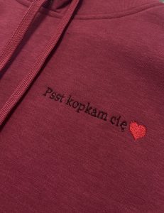 Personalizowana bluza z haftem dla par photo review