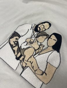 Personalizowana bluza z haftem dla par photo review