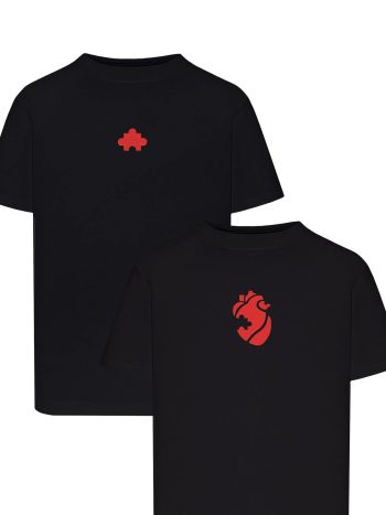 Puzzle – Zestaw koszulek dla par z haftem