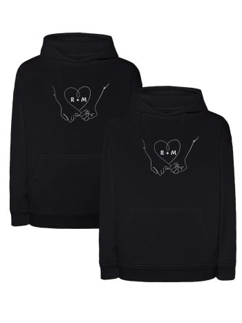 Bluzy z inicjałami dla niej i niego