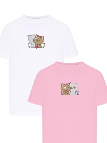Kotki - koszulki matching dla par